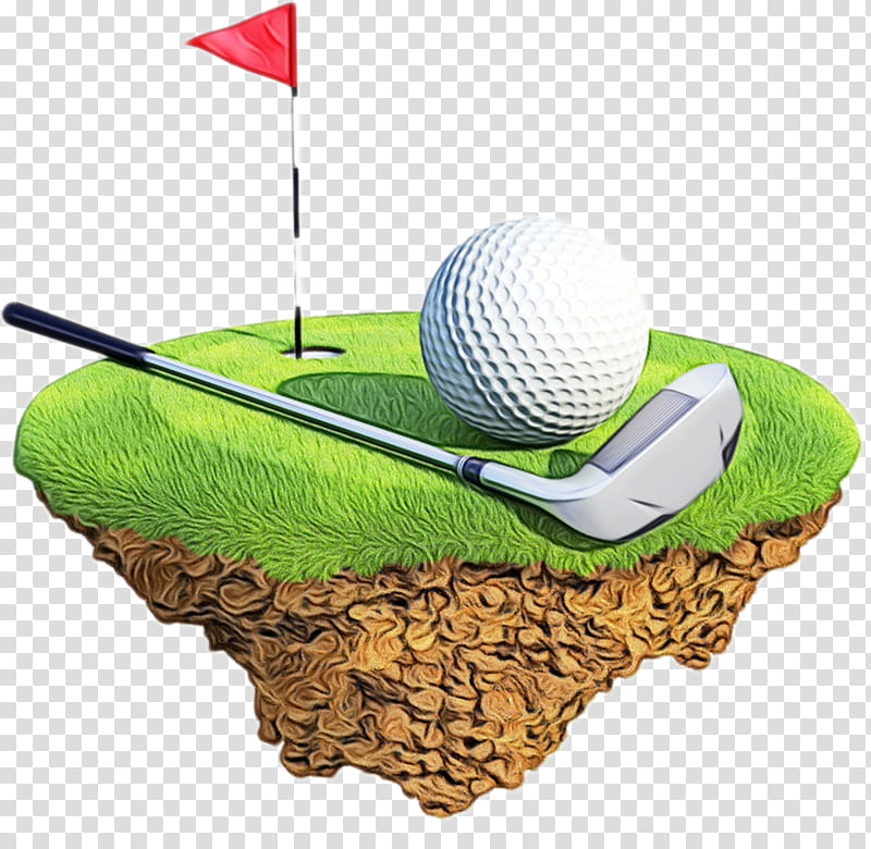 Golf ball, Watercolor, Paint, Wet Ink, Leaf, Golf Course, Sport Venue, Golf Equipment transparent background PNG clipart