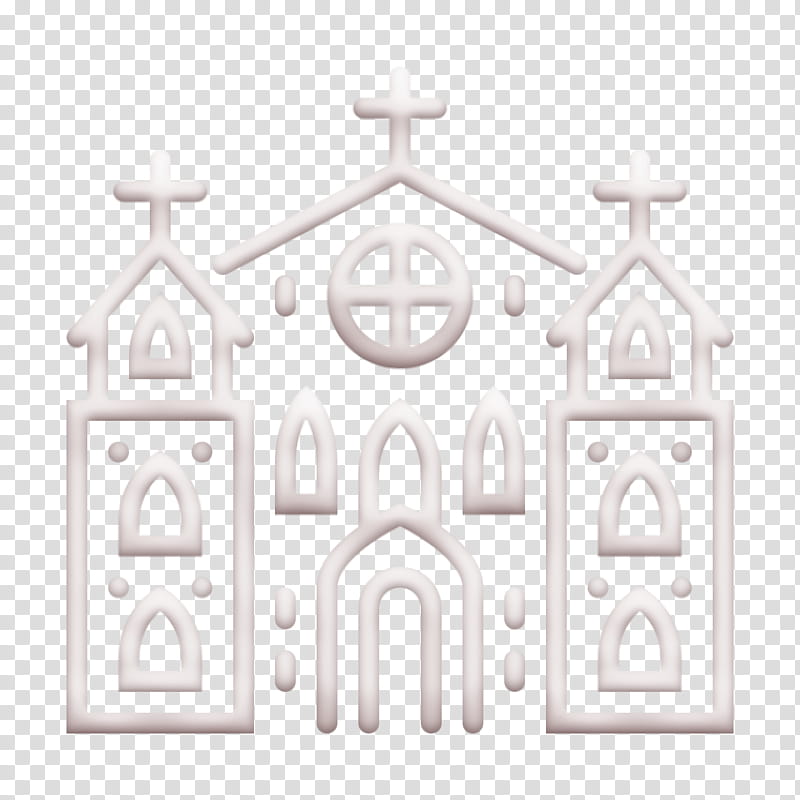 Wedding icon Church icon, Landmark, Text, Logo, Architecture, Symbol, Place Of Worship, Blackandwhite transparent background PNG clipart