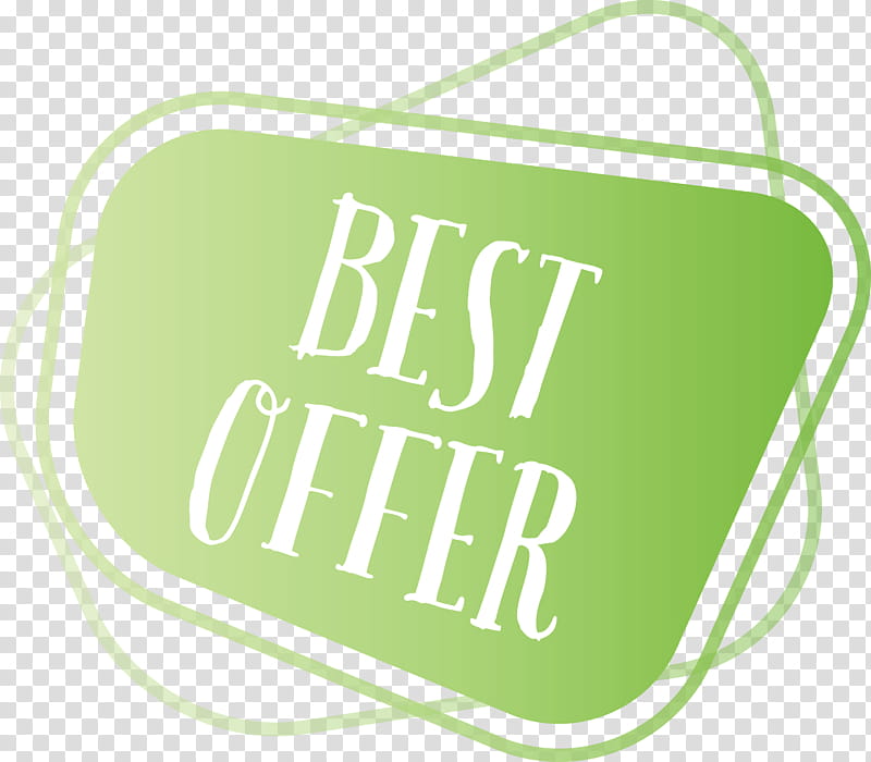 Best Offer, Logo, Labelm, Green, Line, Meter transparent background PNG clipart