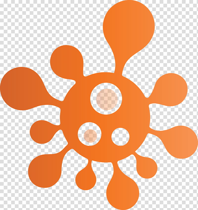 Bacteria germs virus, Orange, Crab, Baby Toys transparent background PNG clipart