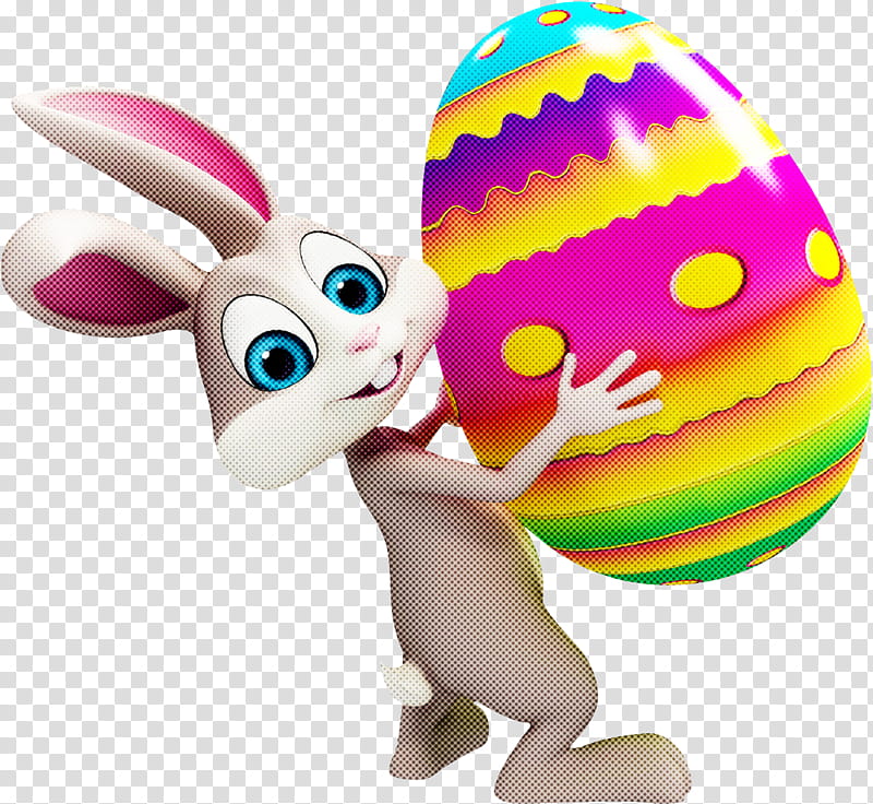 Easter egg, Cartoon, Easter Bunny, Animal Figure, Rabbit transparent background PNG clipart