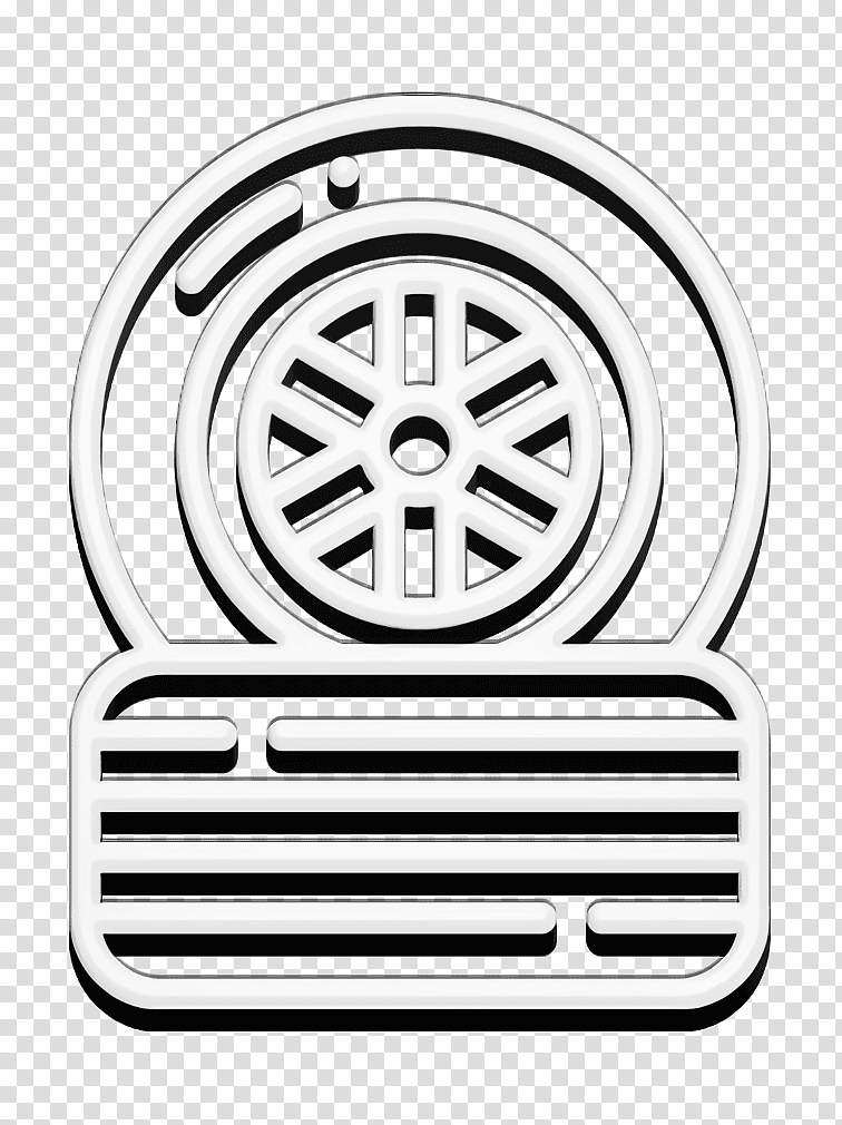 Motor sports icon Tire icon Tyre icon, Meter, Symbol, Line, Mathematics, Geometry transparent background PNG clipart