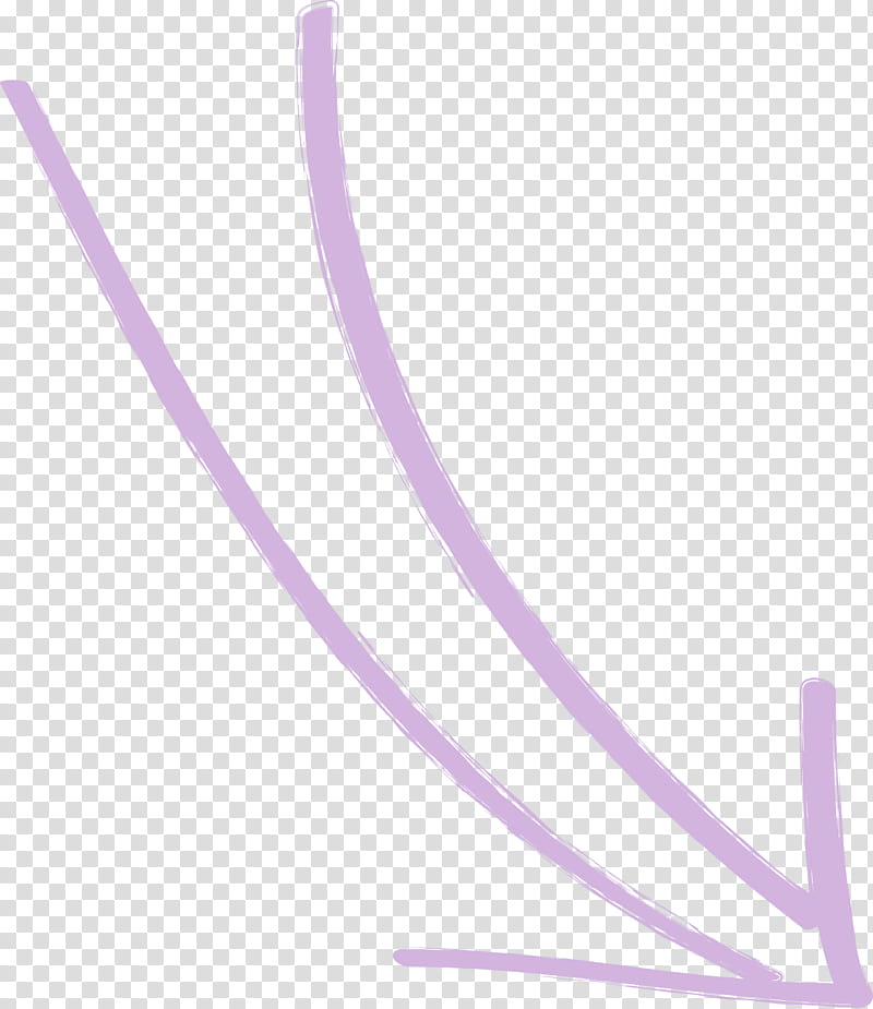 Hand Drawn Arrow, Violet, Purple, Lilac, Line, Plant, Magenta transparent background PNG clipart