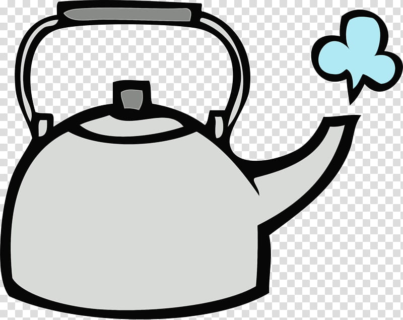 kettle teapot electric kettle stovetop kettle kitchen, Watercolor, Paint, Wet Ink, Kitchenware, Electric Water Boiler transparent background PNG clipart