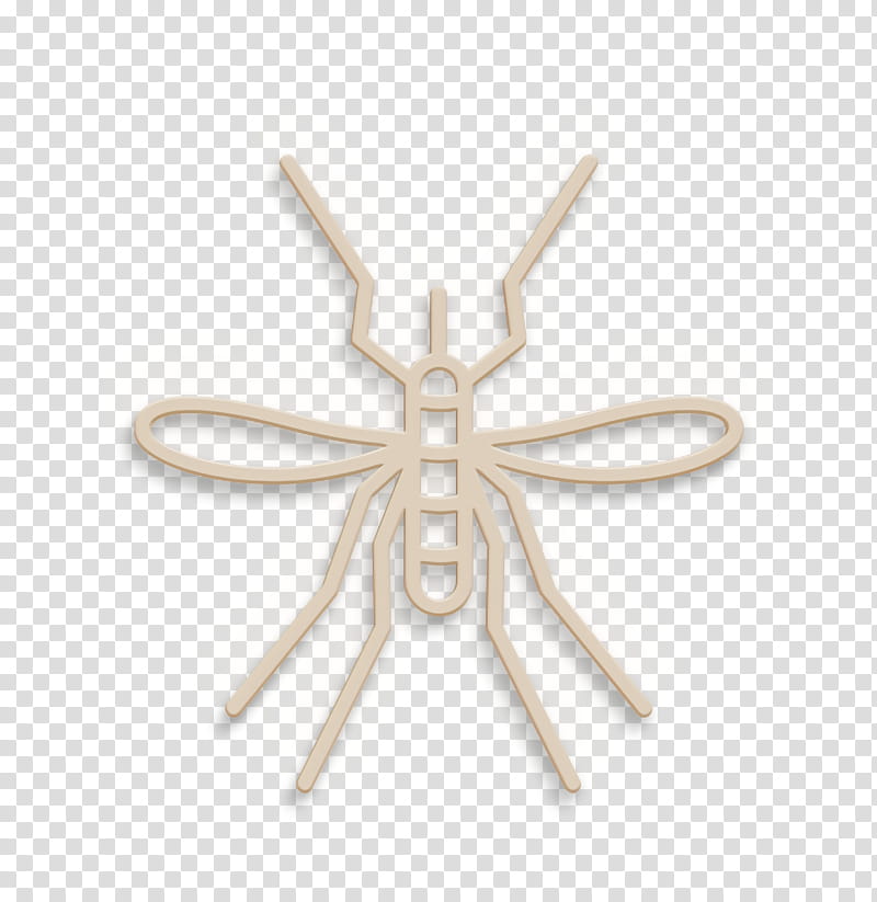 Mosquito icon Insects icon, Beige, Metal transparent background PNG clipart