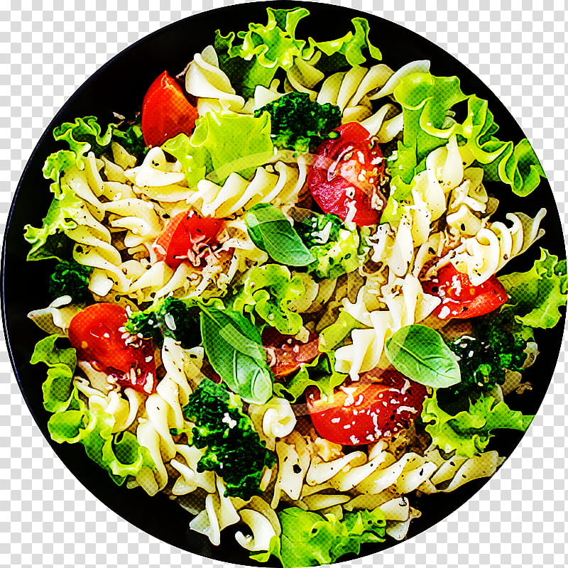 pasta salad spaghetti italian cuisine chinese noodles pasta, Vegetarian Cuisine, Rotini, Farfalle, Capellini, Rigatoni, Vegetable, Tagliatelle transparent background PNG clipart