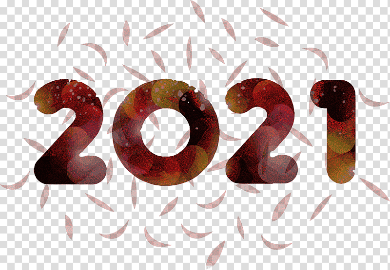 2021 Happy New Year 2021 New Year, Meter, Fruit transparent background PNG clipart