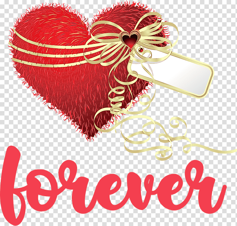 Valentine's Day, Love Forever, Valentines Day, Watercolor, Paint, Wet Ink, February 14 transparent background PNG clipart