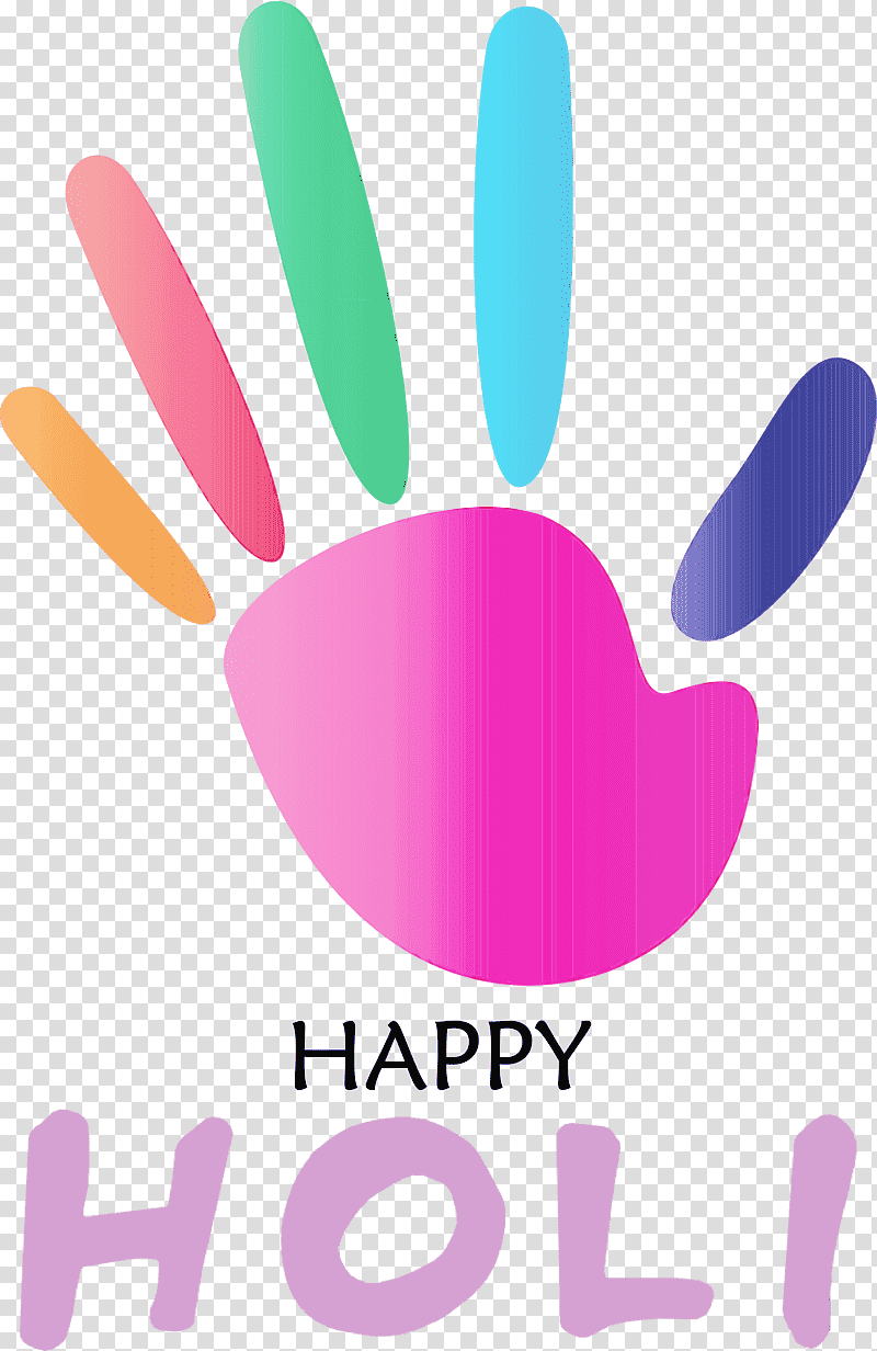 Happy Holi Greeting 3D Icon download in PNG, OBJ or Blend format