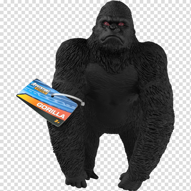 Gorilla, Western Gorilla, Toy, Drawing, Western Lowland Gorilla transparent background PNG clipart