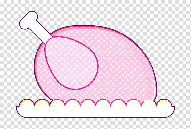 Chicken icon Turkey icon Restaurant icon, Pink, Magenta, Circle transparent background PNG clipart