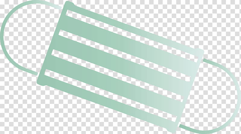 medical mask surgical mask, Turquoise, Aqua transparent background PNG clipart