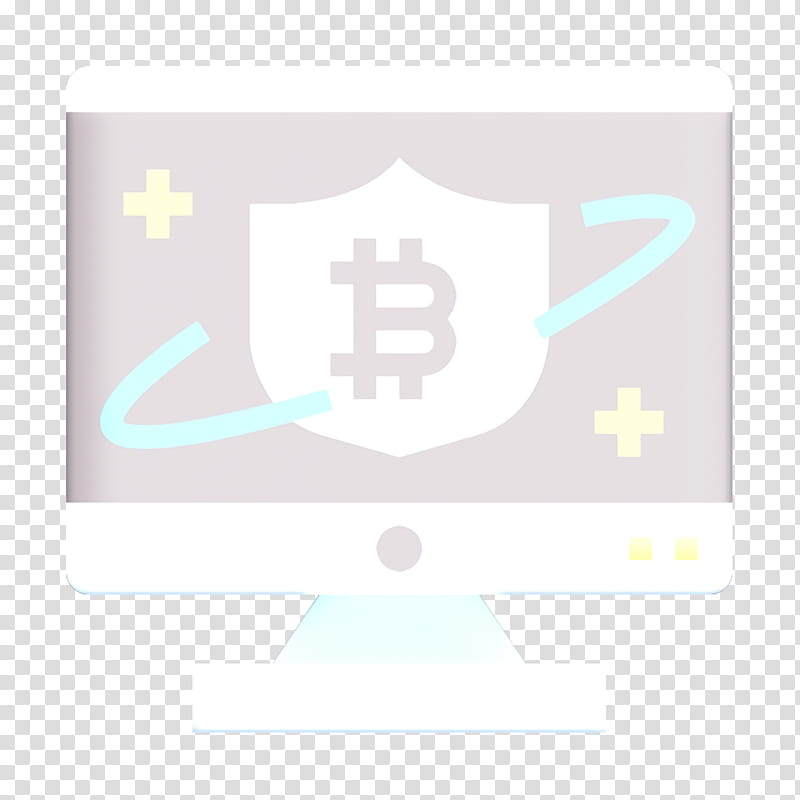 Bitcoin icon, White, Text, Line, Logo, Technology, Square, Sticker transparent background PNG clipart