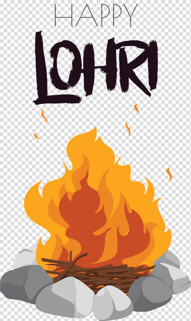 Happy Lohri, Campfire, Cartoon, Bonfire, Camping, Drawing, Tent transparent background PNG clipart