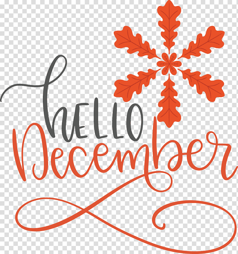 Hello December Winter December, Winter
, Floral Design, Leaf, Petal, Tree, Meter transparent background PNG clipart