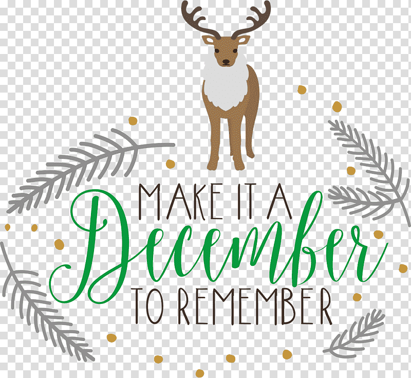 Make It A December December Winter, Winter
, Reindeer, Iphone 6, Text, Logo, December To Remember transparent background PNG clipart