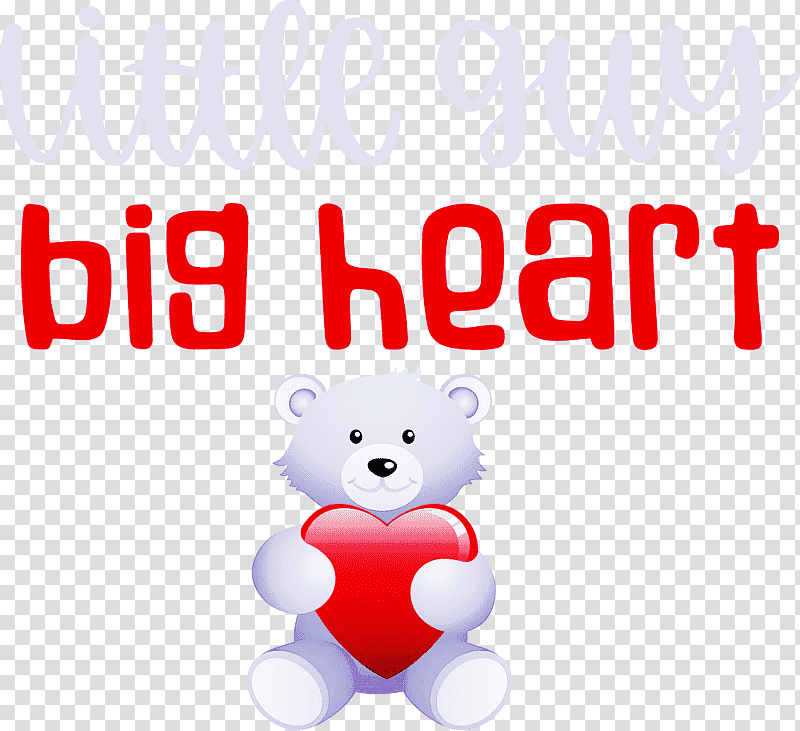 Little Guy Big Heart Valentines Day Valentines Day Quote, Logo, Teddy Bear, Text, Bears, M, M095 transparent background PNG clipart