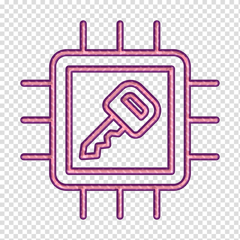 Chip icon Cyber icon Cpu icon, Line, Technology, Hand, Finger transparent background PNG clipart