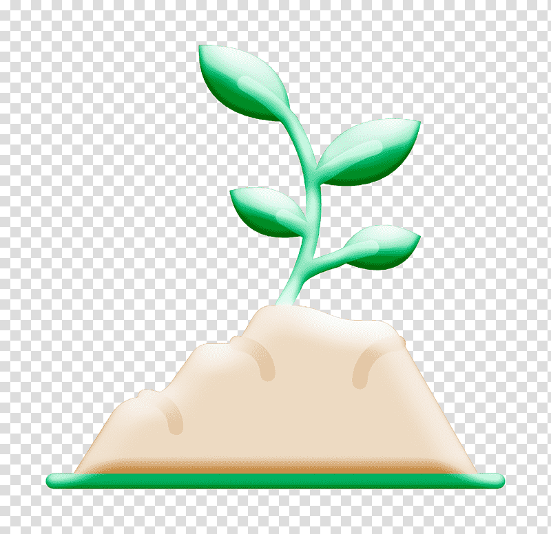 Ecology icon Soil icon Sprout icon, Leaf, Green, Flower, Biology, Plant Structure, Plants transparent background PNG clipart