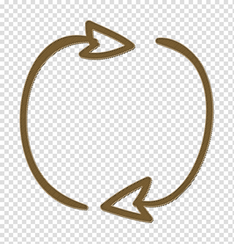 Loop icon Loop Arrows icon Hand drawn arrows icon, Doodle Arrow, Culture, Symbol, Nuvola transparent background PNG clipart