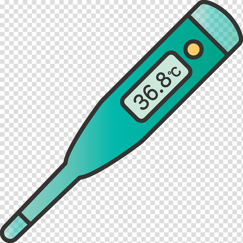 thermometer, Medical Thermometer, Softball Bat transparent background PNG clipart