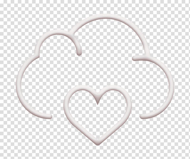 Cloud computing icon Interaction Set icon, Silver, Jewellery, Heart, Human Body transparent background PNG clipart