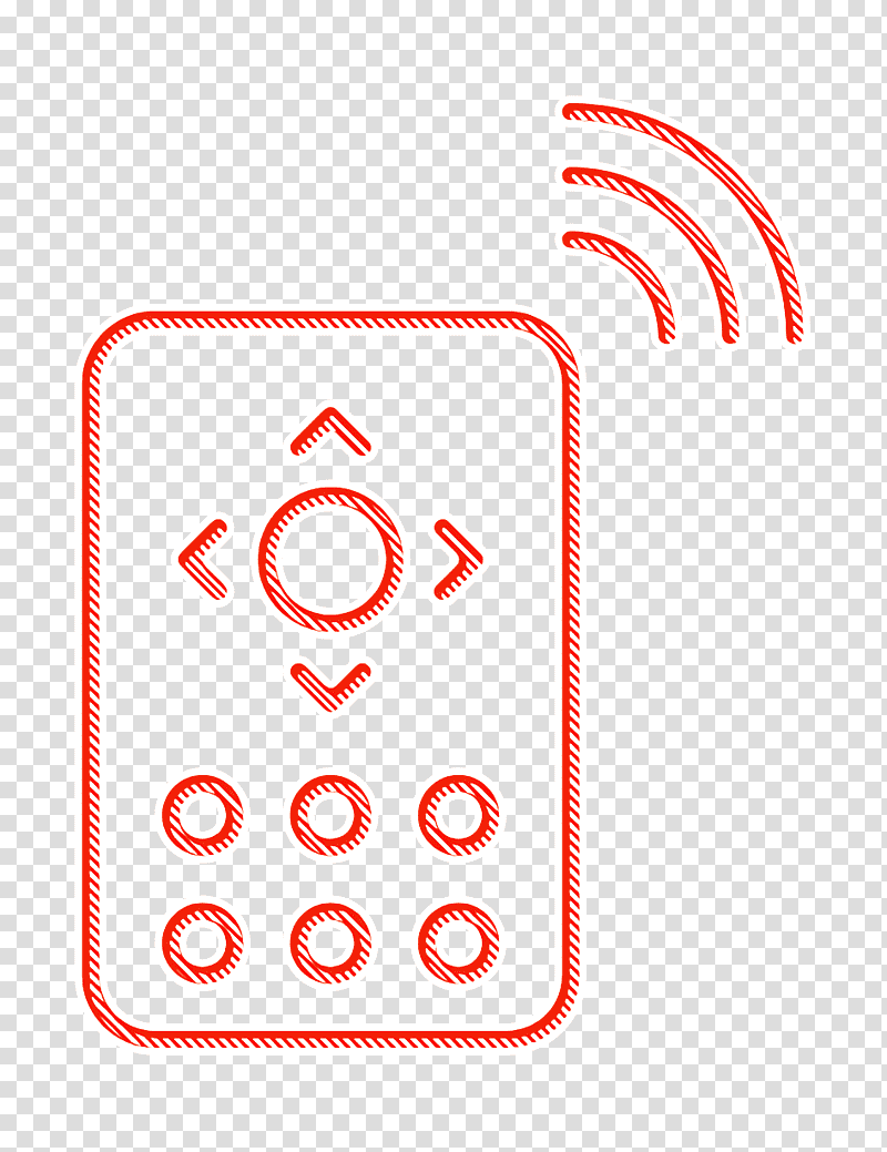 Remote control icon Control icon Smart Home icon, Line, Meter, Telephony, Number, Mathematics, Geometry transparent background PNG clipart