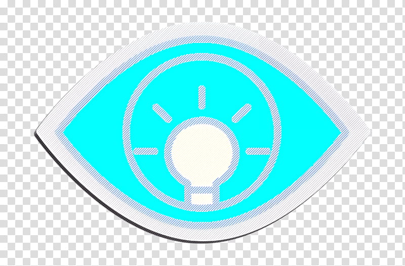 Creative icon Eye icon, Aqua, Circle, Green, Logo, Turquoise, Azure, Symbol transparent background PNG clipart