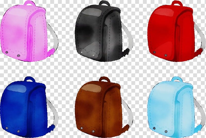 bag backpack magenta luggage and bags baggage, School Supplies, Watercolor, Paint, Wet Ink transparent background PNG clipart