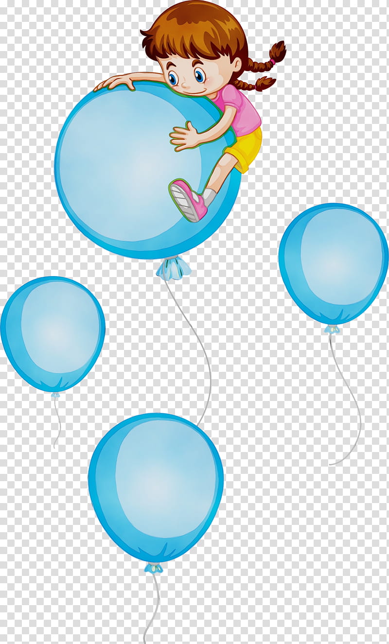 balloon water microsoft azure, Watercolor, Paint, Wet Ink transparent background PNG clipart