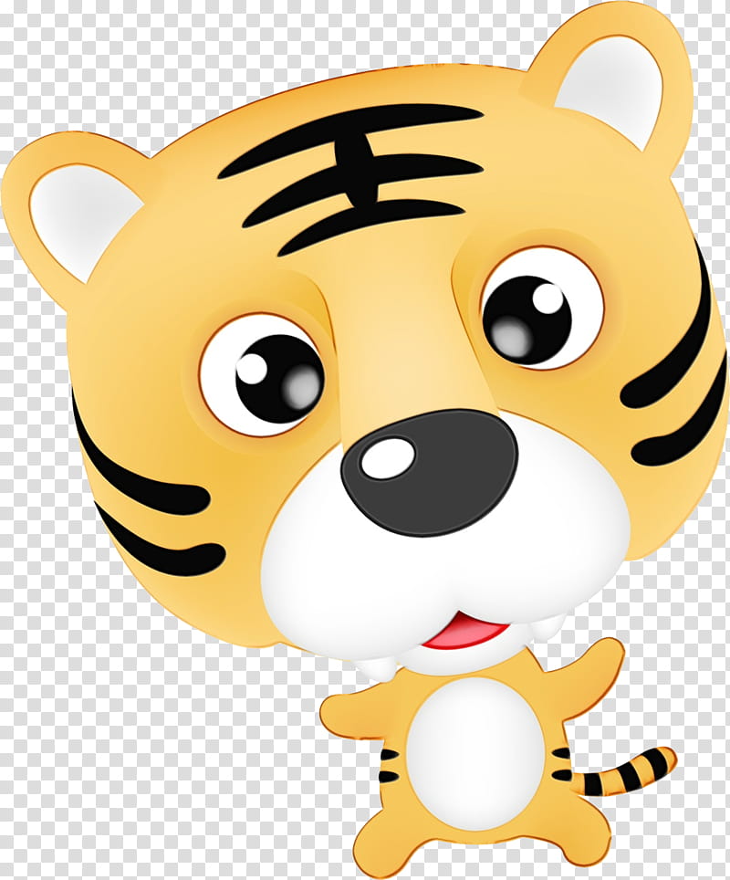 Bear, Lion, Animal, Bengal Tiger, Cartoon, Yellow, Head, Snout transparent background PNG clipart