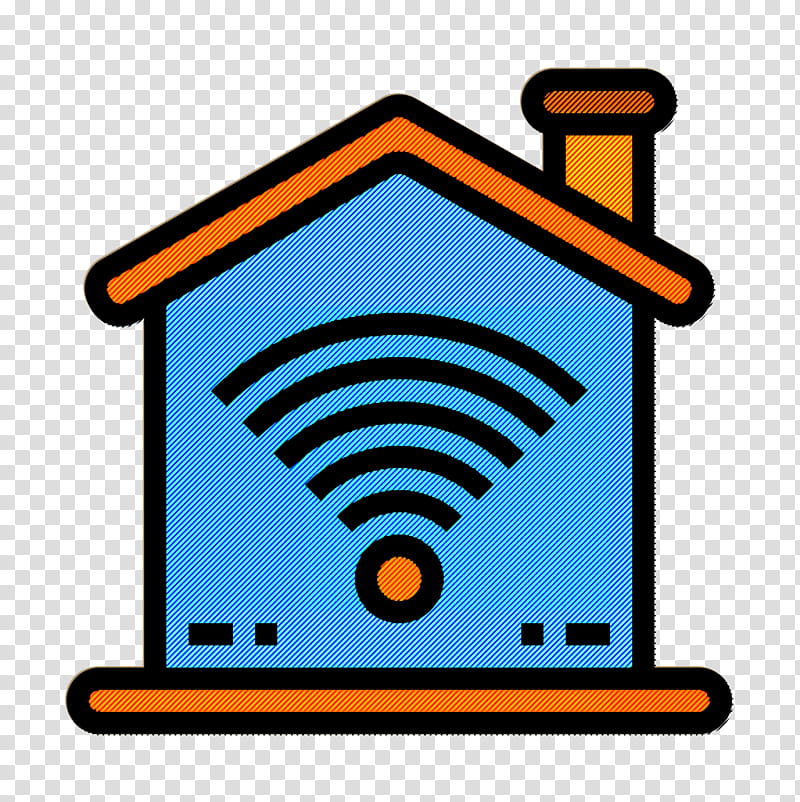 Home icon Wifi icon, Line transparent background PNG clipart