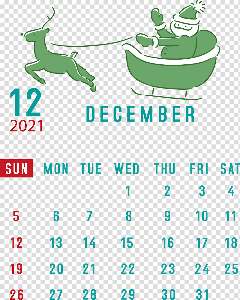 December 2021 Printable Calendar December 2021 Calendar, Christ The King, St Andrews Day, St Nicholas Day, Watch Night, Thaipusam, Tu Bishvat transparent background PNG clipart