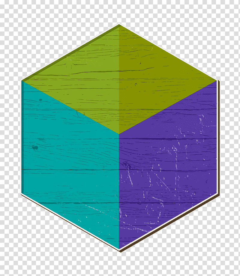 3d icon Cube icon Graphic Designer icon, Angle, Triangle, Line, Green, Microsoft Azure, Mathematics transparent background PNG clipart