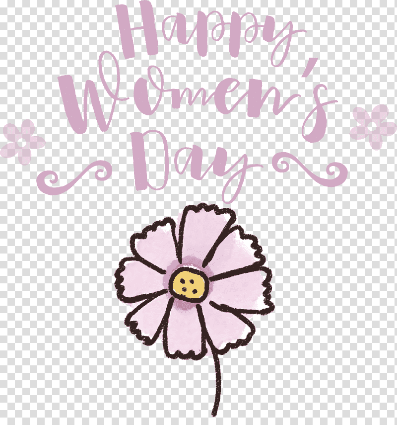 Happy Womens Day Womens Day, International Womens Day, March 8, Holiday, Floral Design, Logo, Valentines Day transparent background PNG clipart