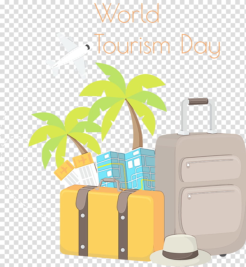 travel road trip suitcase travel agent vacation, World Tourism Day, Watercolor, Paint, Wet Ink, Guidebook, Passenger transparent background PNG clipart
