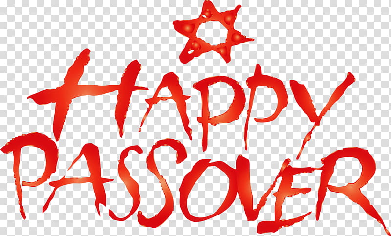 Passover Pesach, Text, Red transparent background PNG clipart