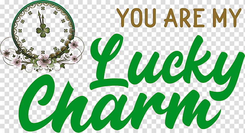 You Are My Lucky Charm St Patricks Day Saint Patrick, Logo, Green, Flower, Meter, Tree transparent background PNG clipart