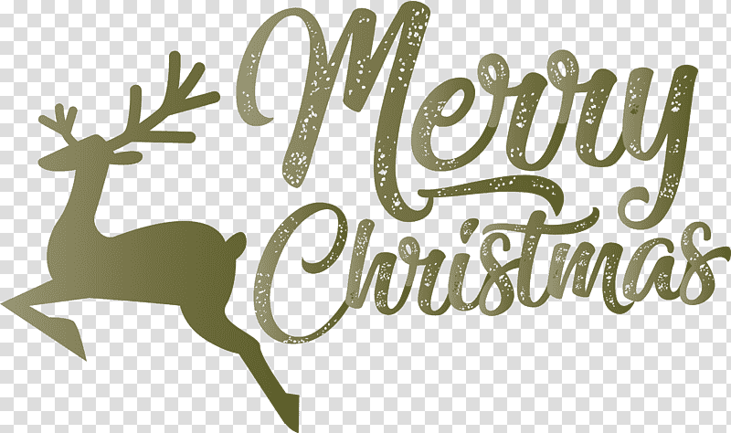 Merry Christmas, Reindeer, Antler, Logo, Tree, Text, Science transparent background PNG clipart