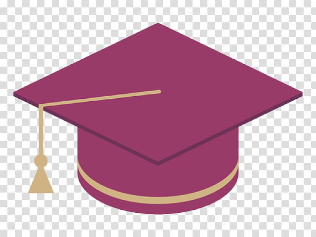 Graduation, MortarBoard, Purple, Violet, Headgear, Table, Magenta, Furniture transparent background PNG clipart