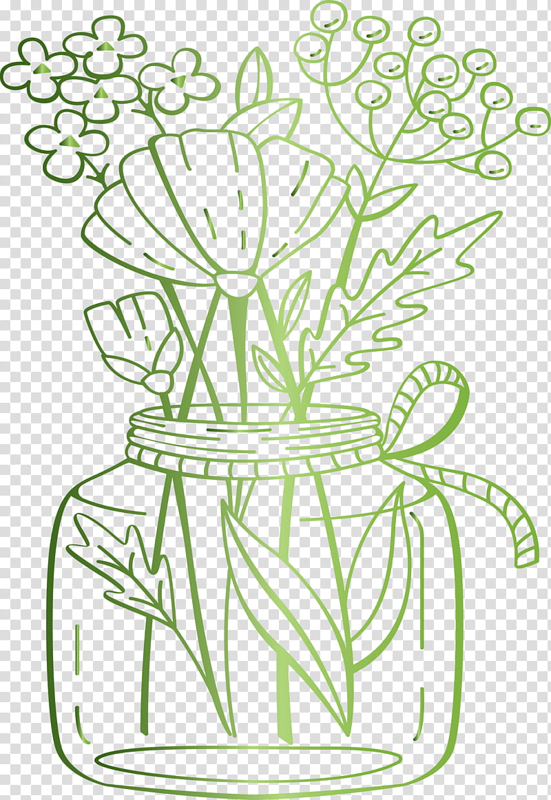 Mason jar, Floral Design, Cut Flowers, Plant Stem, Leaf, Meter, Line, Plants transparent background PNG clipart
