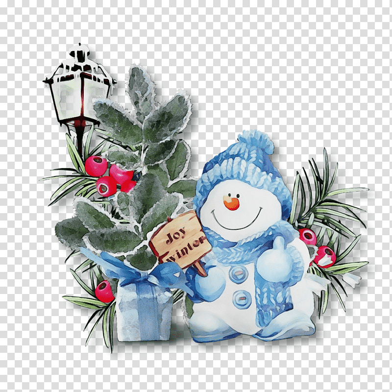 Christmas Day, Watercolor, Paint, Wet Ink, Snowman, Winter
, Psp Tubes transparent background PNG clipart