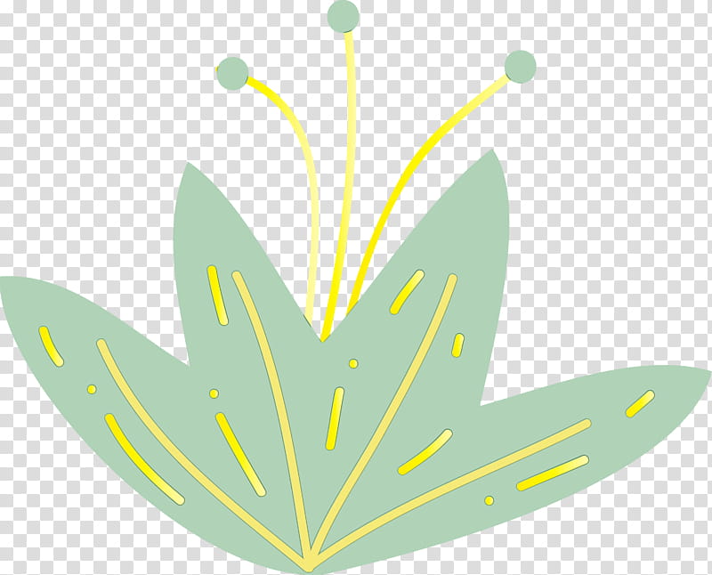 leaf m-tree green line flower, Leaf Cartoon, Leaf , Leaf Abstract, Watercolor, Paint, Wet Ink, Mtree transparent background PNG clipart