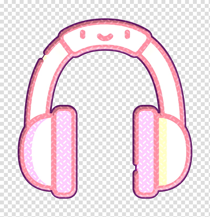 Headphones icon Music and multimedia icon Reggae icon, Pink M, Line, Meter, Master Dynamic Mh40 transparent background PNG clipart