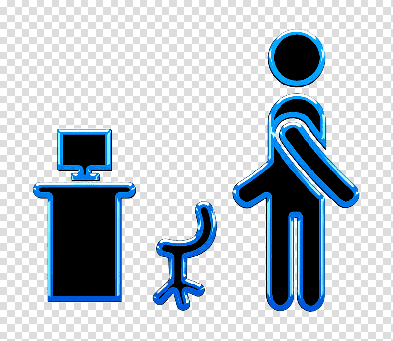 Human icon Man in office icon Humans 3 icon, Clerk, Logo, Index Cards, Symbol transparent background PNG clipart