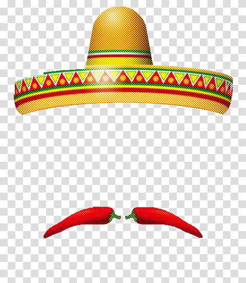 Sombrero, Yellow, Hat, Costume Accessory, Headgear, Costume Hat transparent background PNG clipart