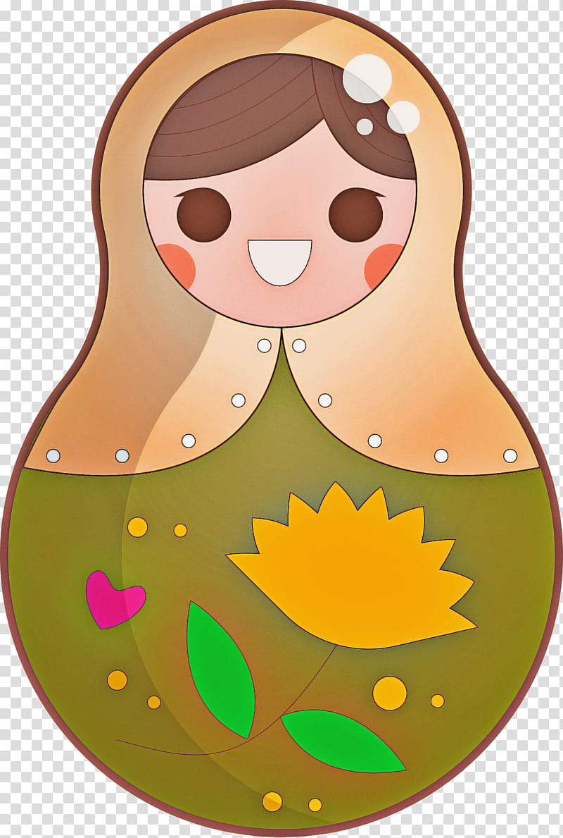 Colorful Russian Doll, Cartoon, Drawing, Watercolor Painting, Humour transparent background PNG clipart