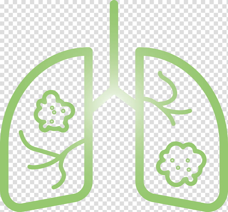 Corona Virus Disease lungs, Green, Symbol transparent background PNG ...