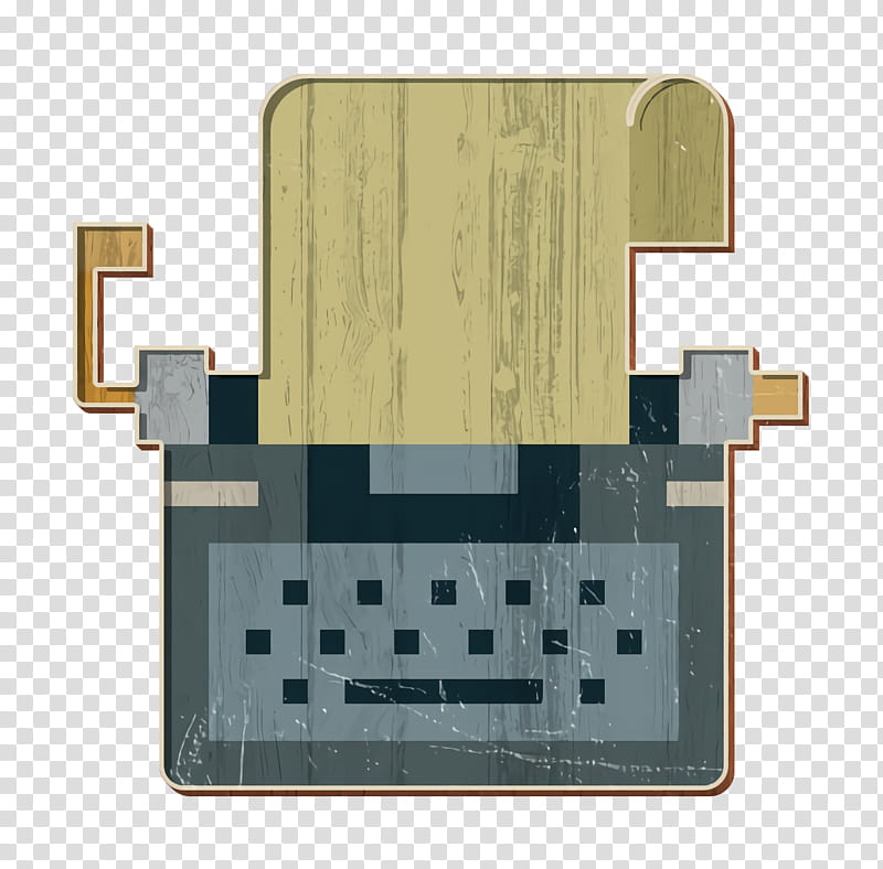 Typewriter icon Edit tools icon Newspaper icon, Technology, Square, Rectangle transparent background PNG clipart