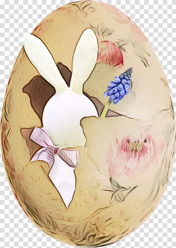 Easter egg, Watercolor, Paint, Wet Ink, Easter
, Easter Bunny, Rabbit transparent background PNG clipart